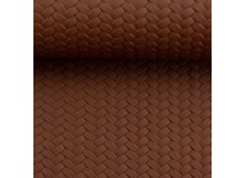 Kunstleder Pinto geflochten braun